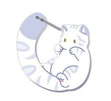 [POP-UP] Daon Webtoon The Black Leopard Family's Snow Leopard Baby : Tiel Carabiner