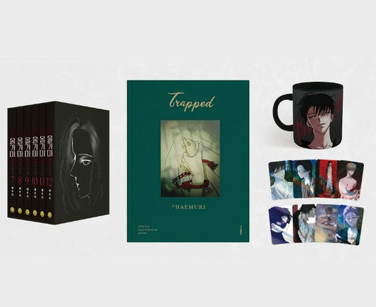 [pre-order][Tumblbug] Trapped : Comic Book vol.7 - vol.12 & Merchandise Set