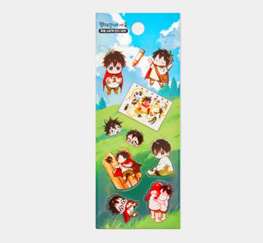 On the Way to Meet Mom : transparent stickers