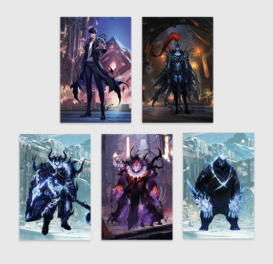 Solo Leveling : 5 Lenticular Cards