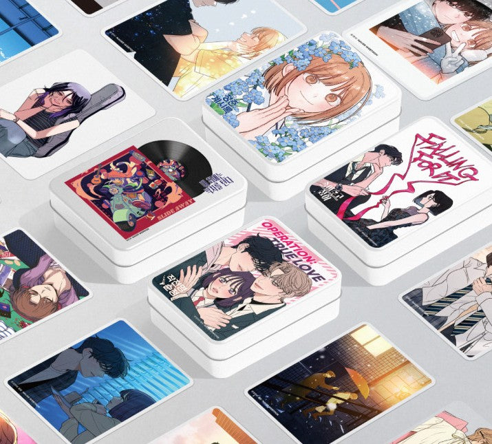 [pre-order] Webtoon Friends Originals : Photo Card & Tin Case Set : Operation: True Love, Youth of Revelation, Falling For It... etc