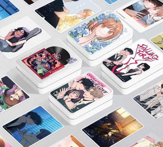 [pre-order] Webtoon Friends Originals : Photo Card & Tin Case Set : Operation: True Love, Youth of Revelation, Falling For It... etc
