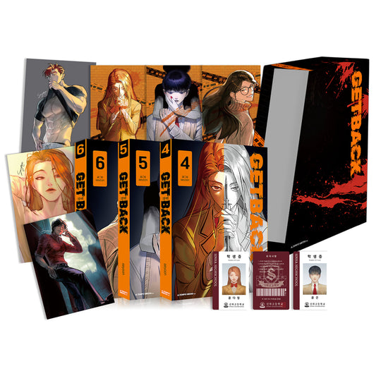 [Limited Edition] GETBACK : Comic Book vol.4 - vol.6 Bookcase Set, Special Edition