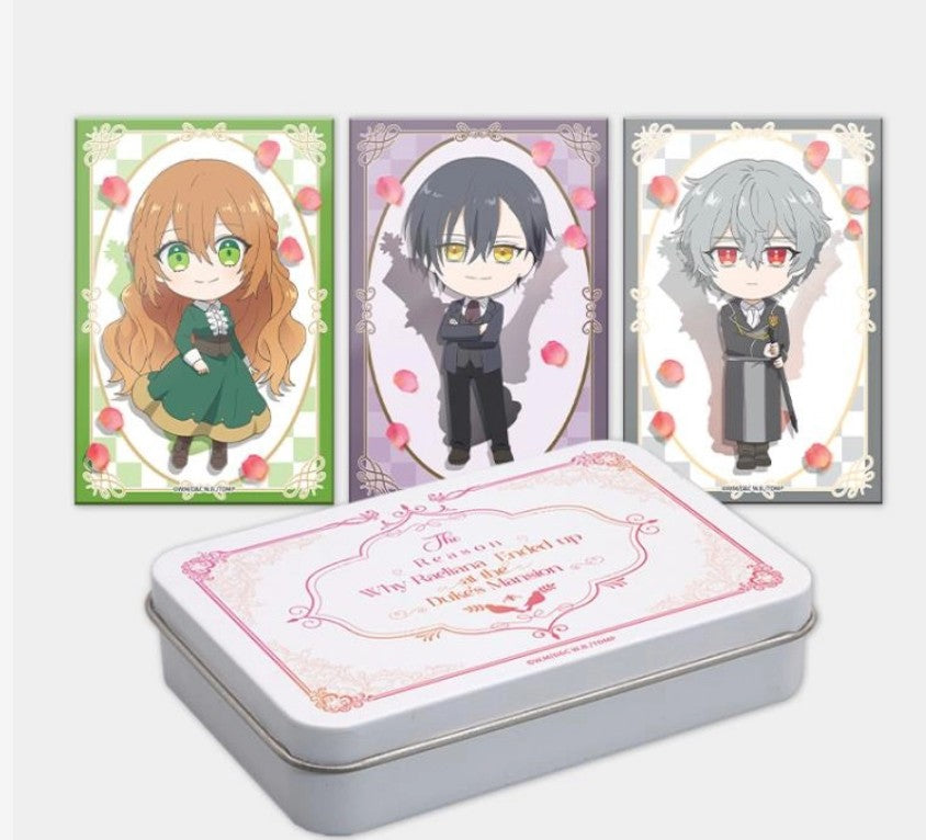 The Reason Why Raeliana Ended up at the Duke's Mansion : tin case + 3 stickers