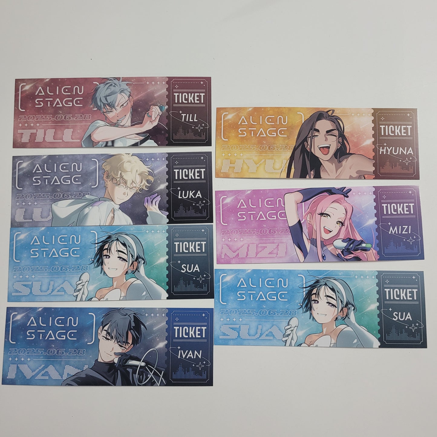 ALIEN STAGE Ticket Full Set