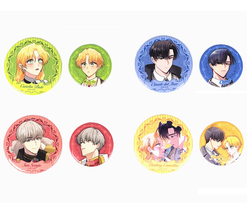 Finding Camellia : Can Badge Set