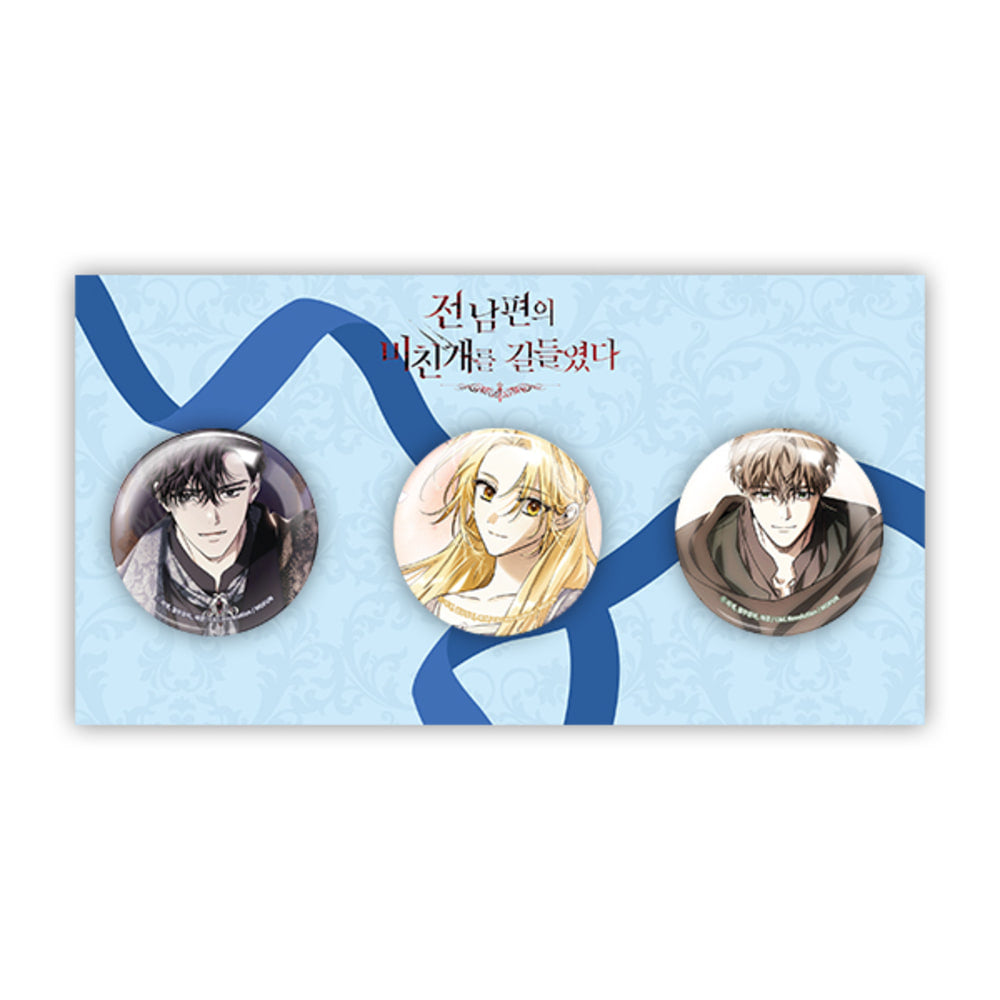 [out of stock][collaboration cafe] I Tamed My Ex-Husband's Mad Dog : Pin Buttons Set