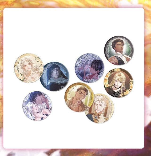 [collaboration cafe] Predatory Marriage : Illustration Can Badge(random)
