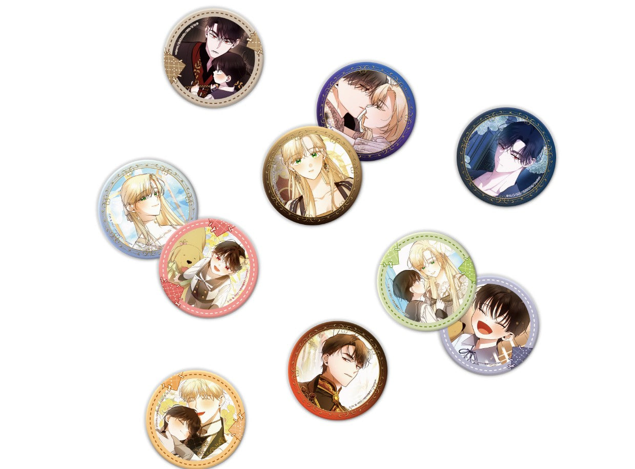 [collaboration cafe] How to hide the Emperor's child : Illustration Can Badge