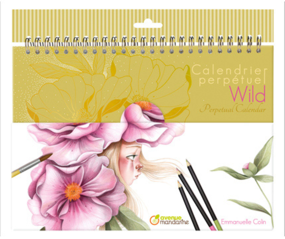 [COLORING] COLORIAGE WILD Calendar for every year by Emmanuelle Colin