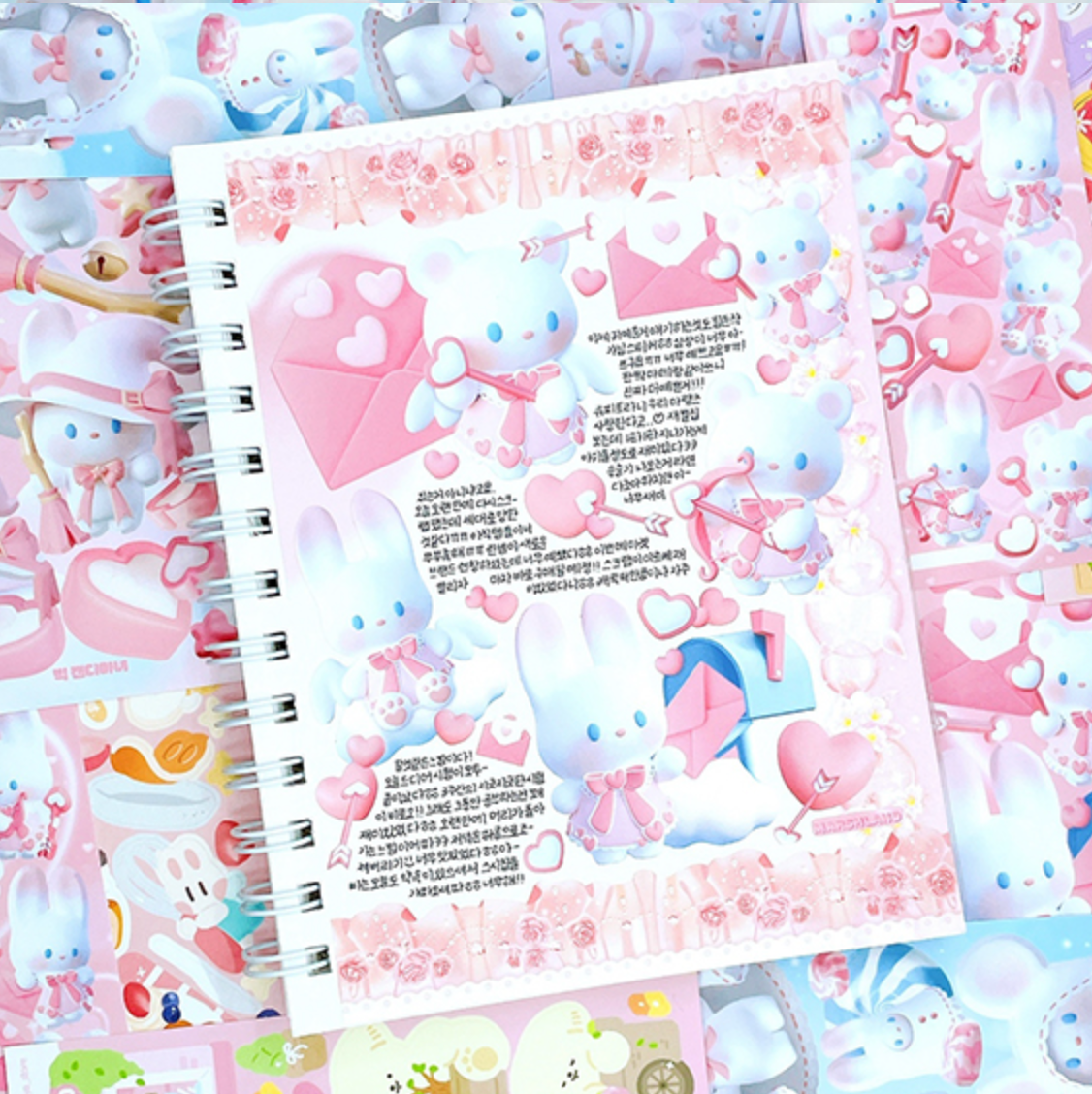 [MARSH LAND] Rabbit Cupid Sticker