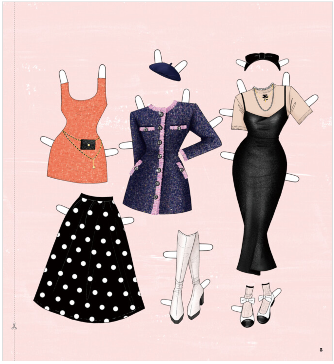 [New version] Dream Girl Fashion Paper Doll Book by Lee Bo Ra