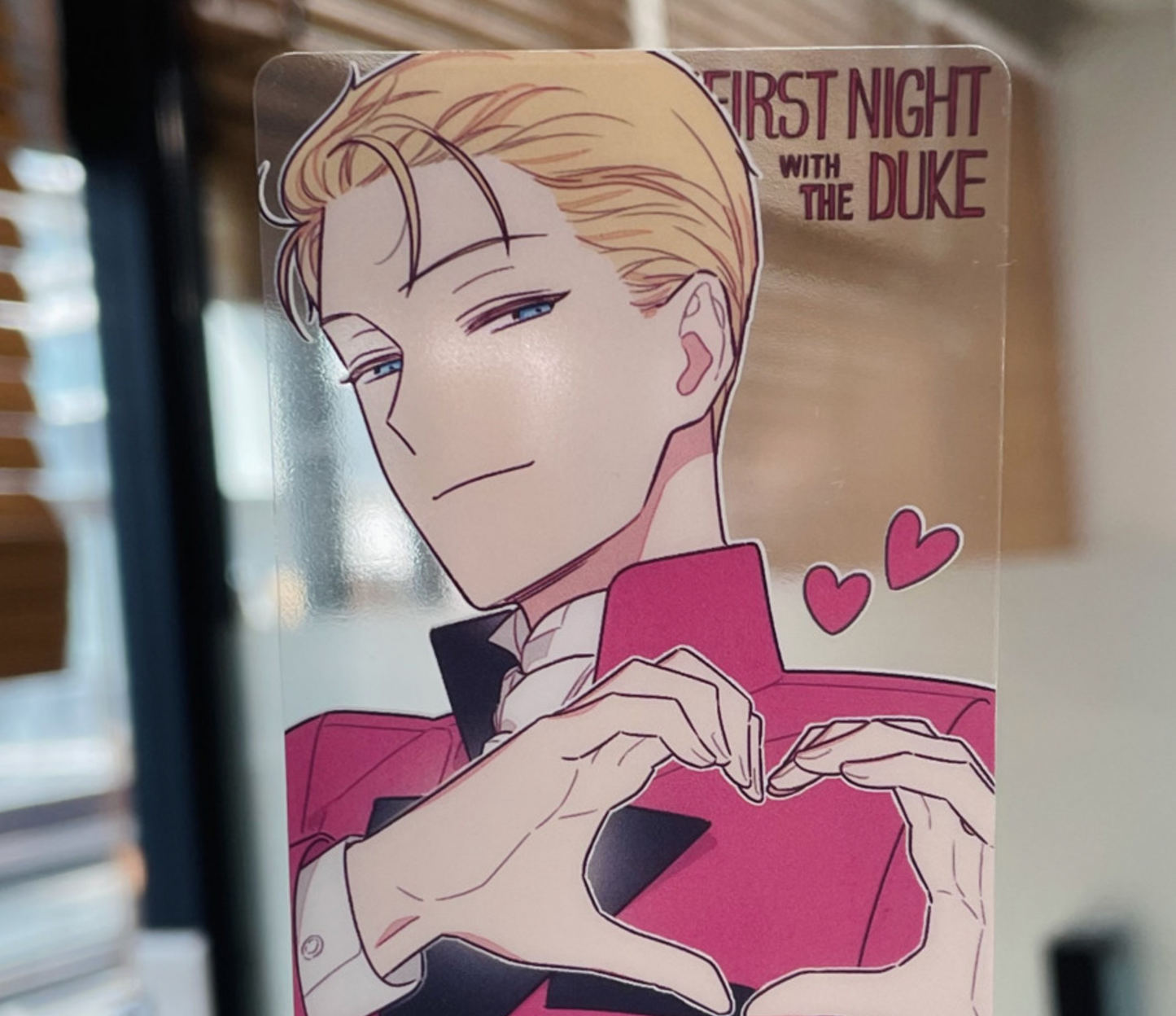 [out of stock] The First Night With the Duke : Transparency Photo Card