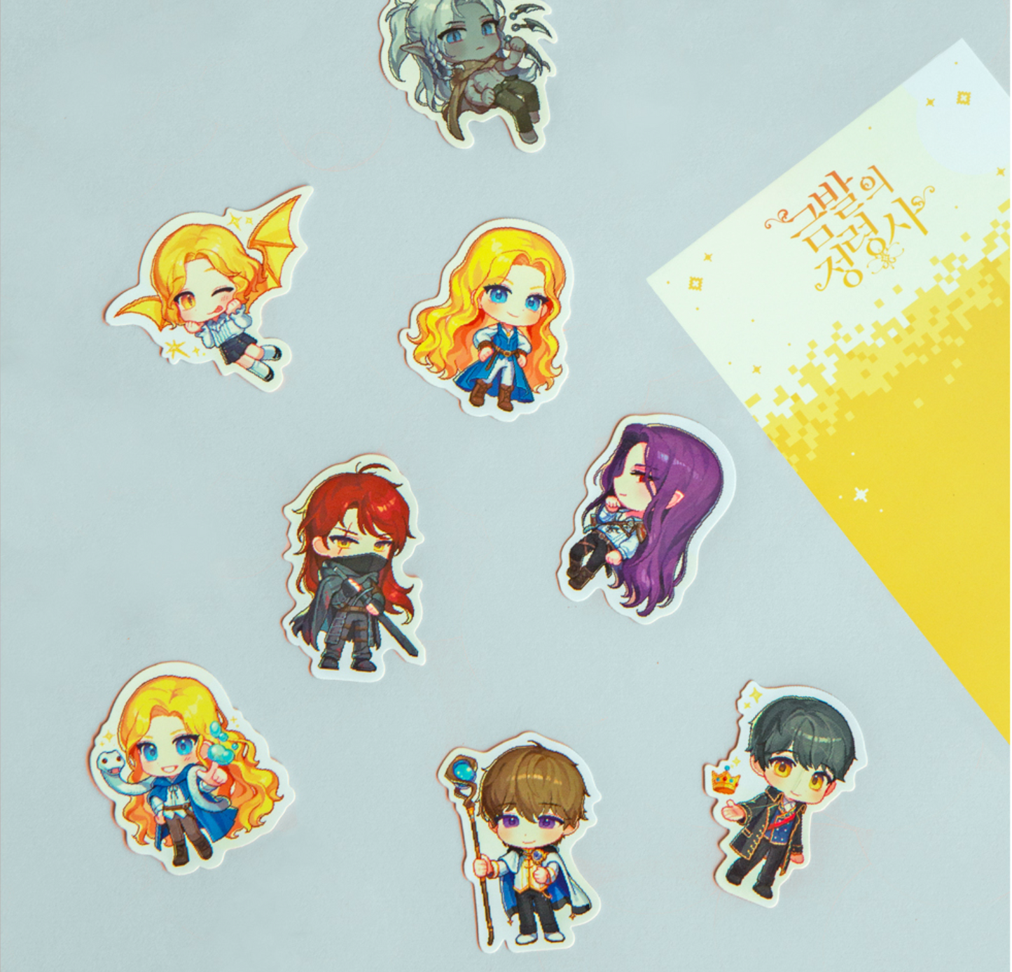 The Golden-Haired Summoner Removable Stickers Set