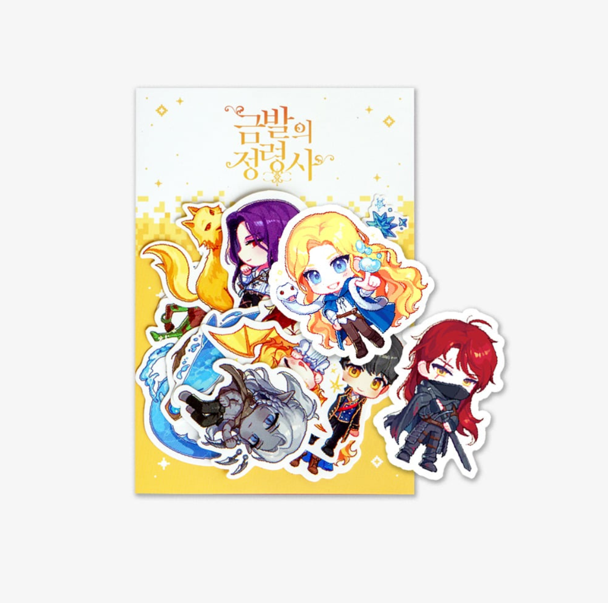 The Golden-Haired Summoner Removable Stickers Set