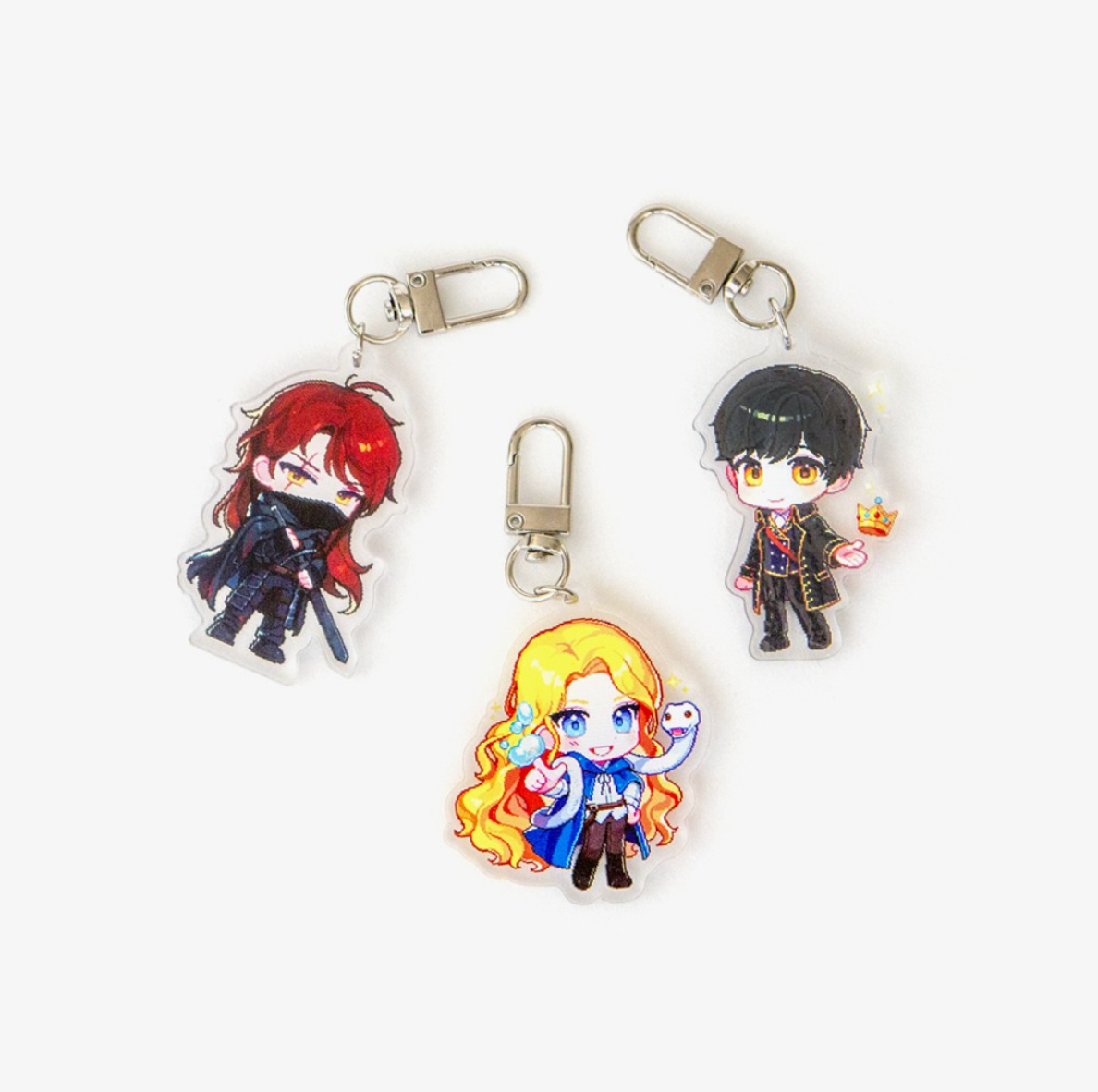 The Golden-Haired Summoner Acrylic Keyring