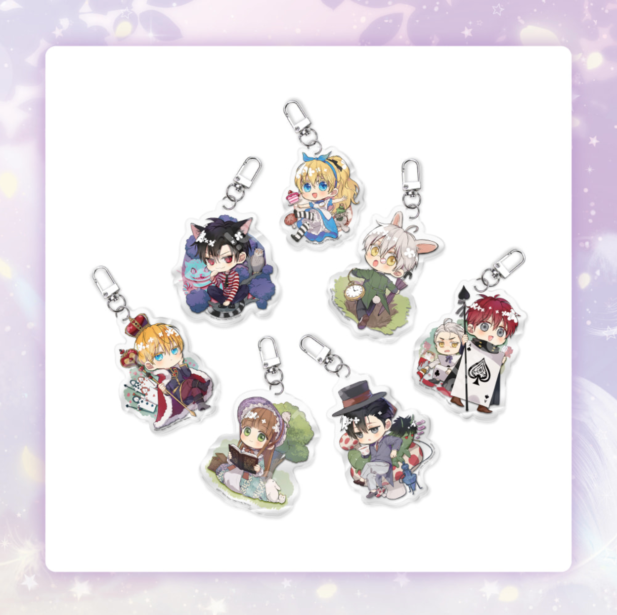 [collaboration cafe] Who Made Me a Princess : SD Acrylic Keyring(random)