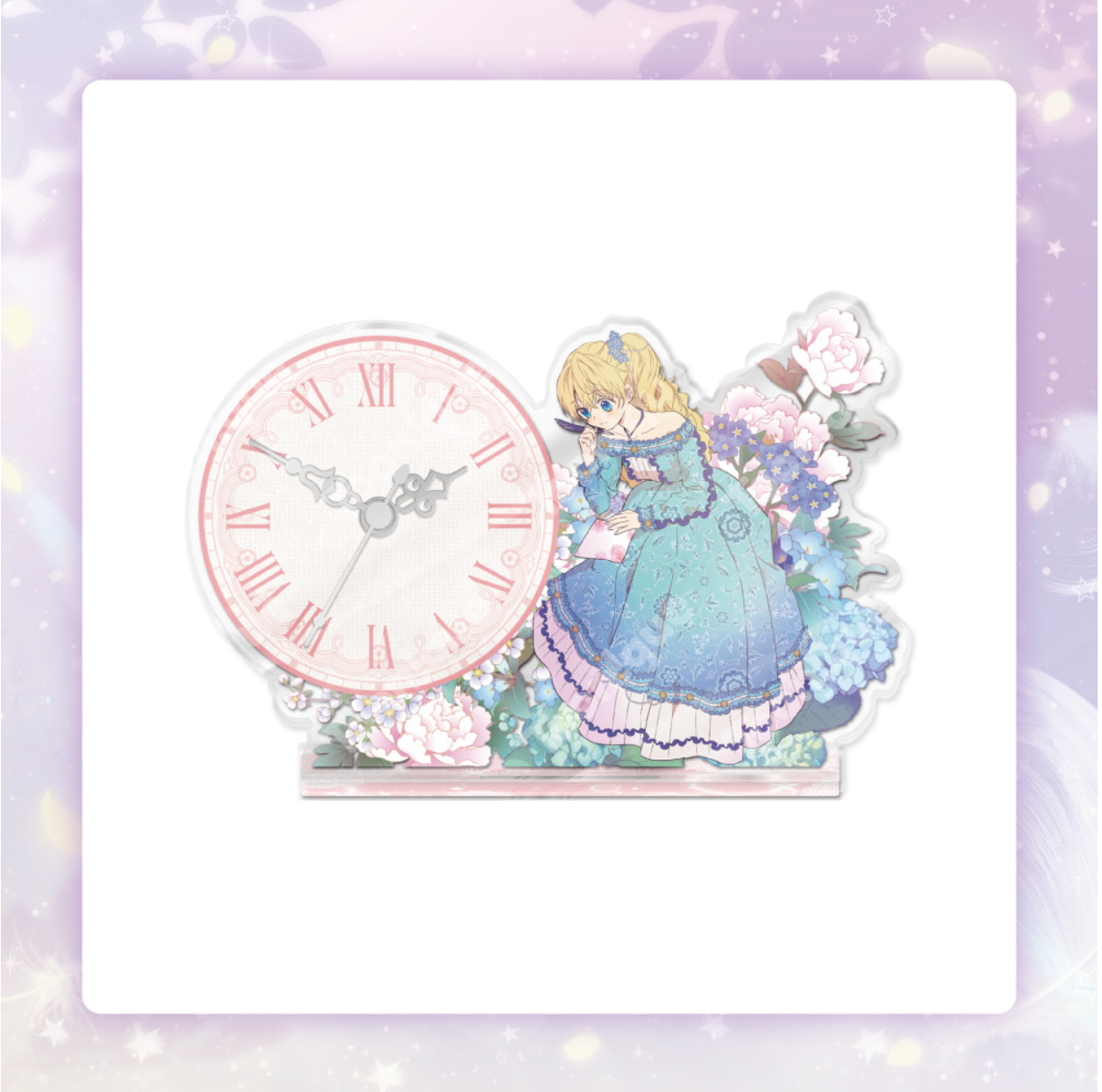 [collaboration cafe] Who Made Me a Princess : Acrylic Clock