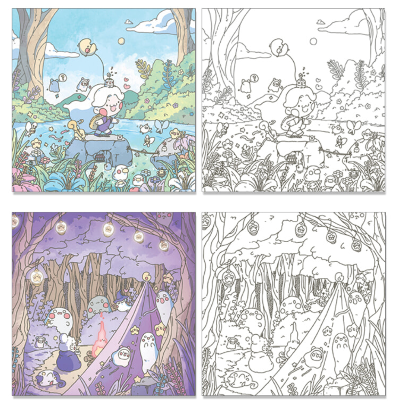 Kuna's Magic Advanture Coloring Book