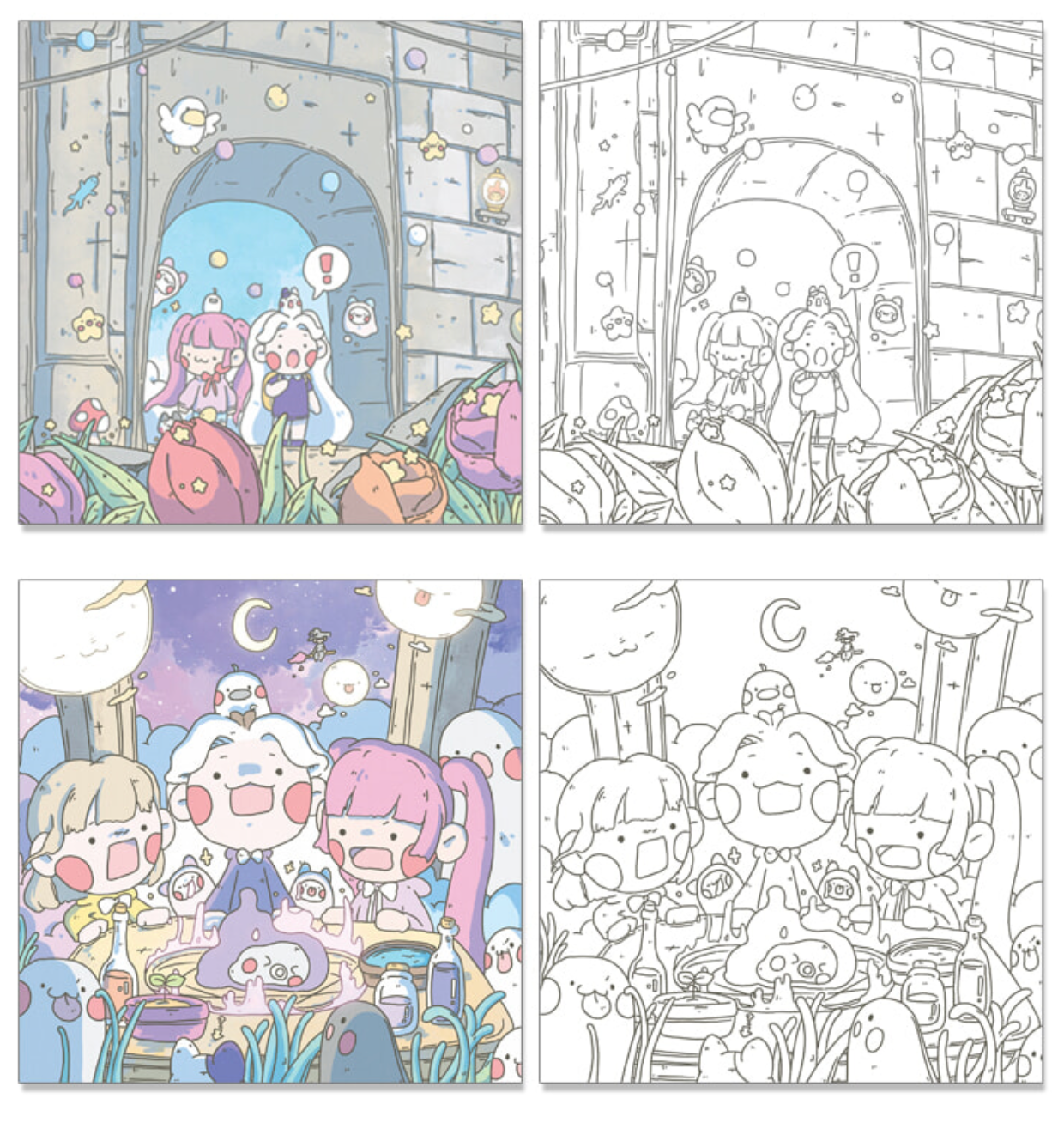 Kuna's Magic Advanture Coloring Book