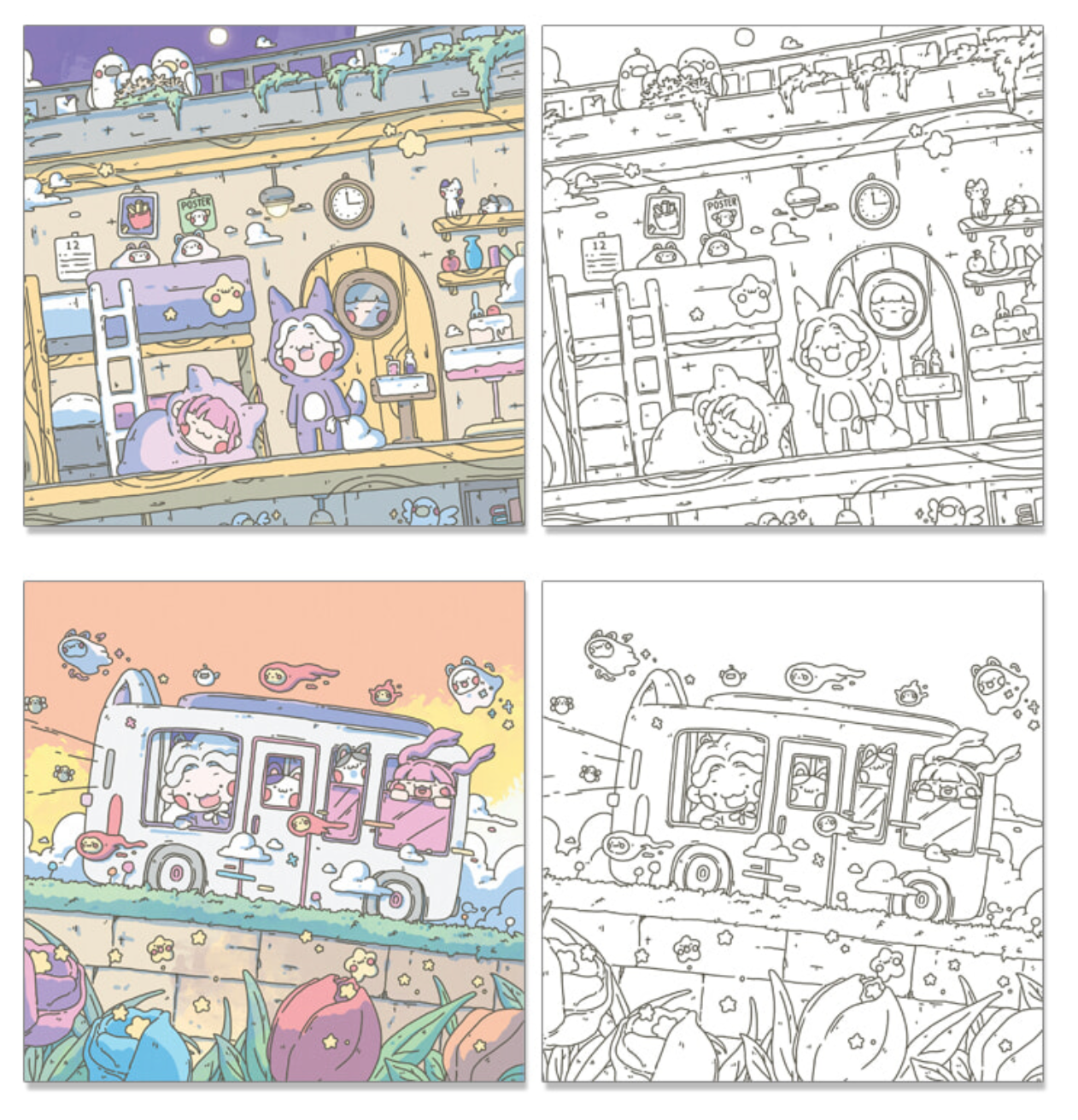 Kuna's Magic Advanture Coloring Book