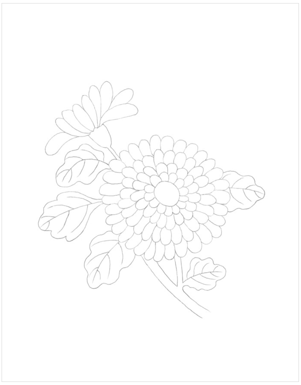 Modern Minhwa Coloring Book : Traditional Korean folk art