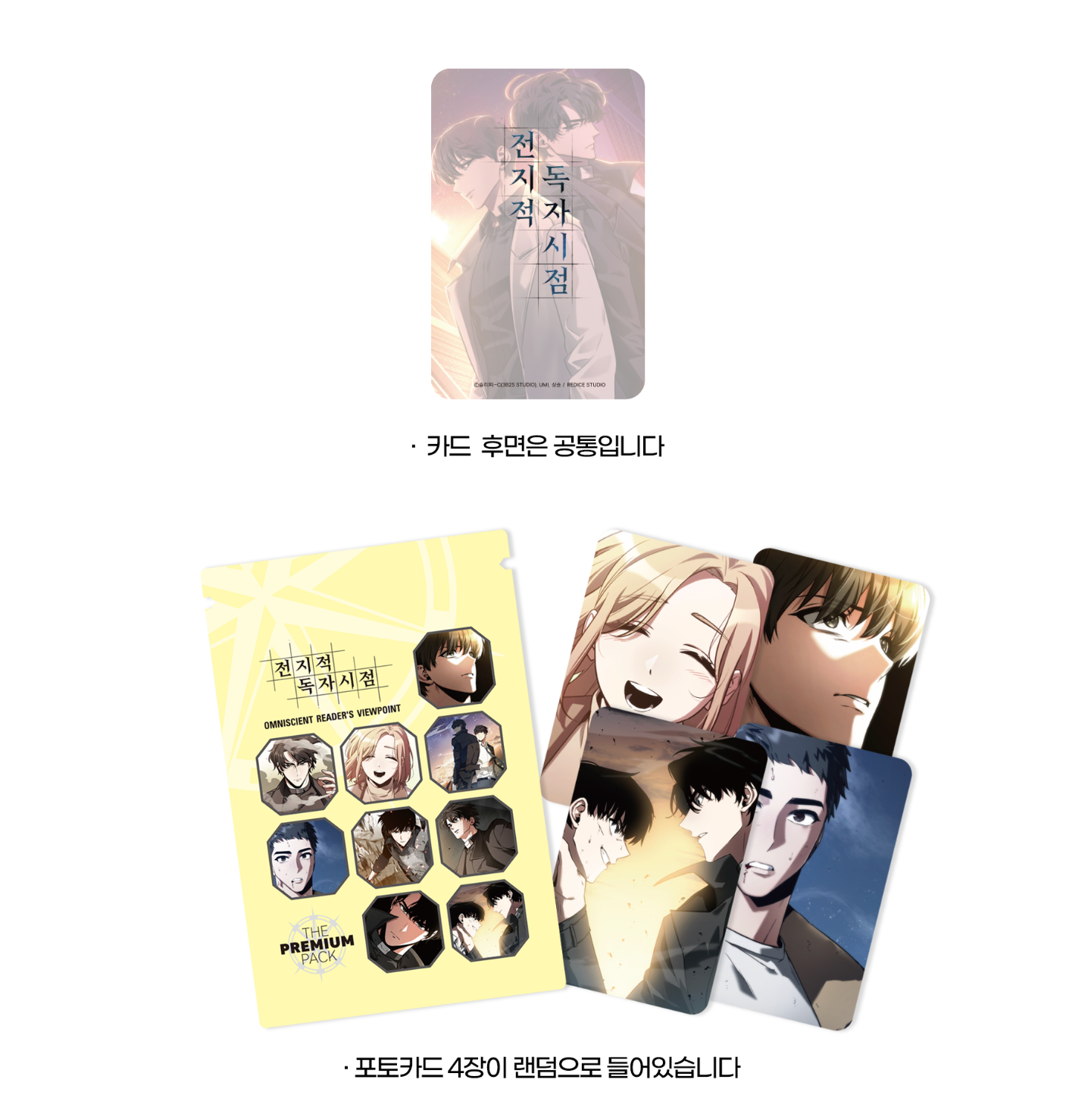 Omniscient Reader's Viewpoint : The Premium Pack Random Photocard ver.1