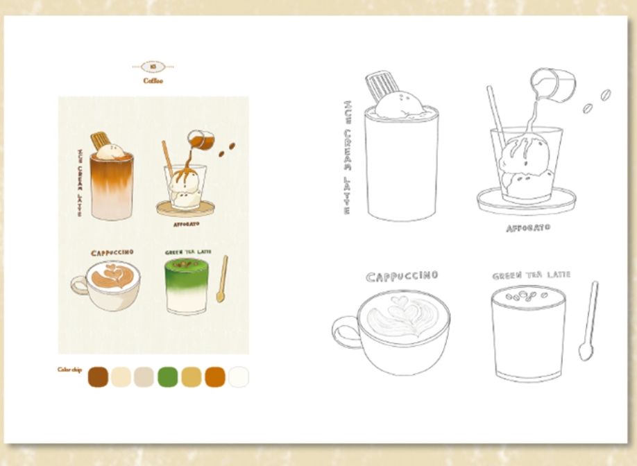 Si Hyun's picturesque day Coloring Book by Si Hyun