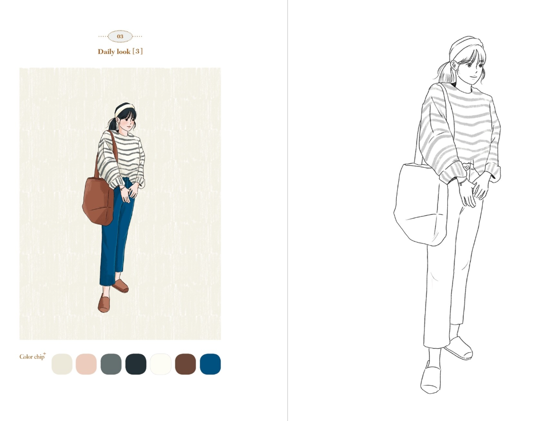 Si Hyun's picturesque day Coloring Book by Si Hyun