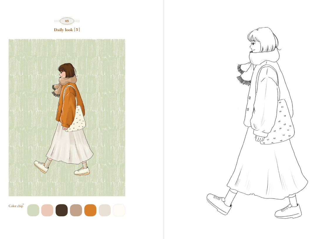 Si Hyun's picturesque day Coloring Book by Si Hyun