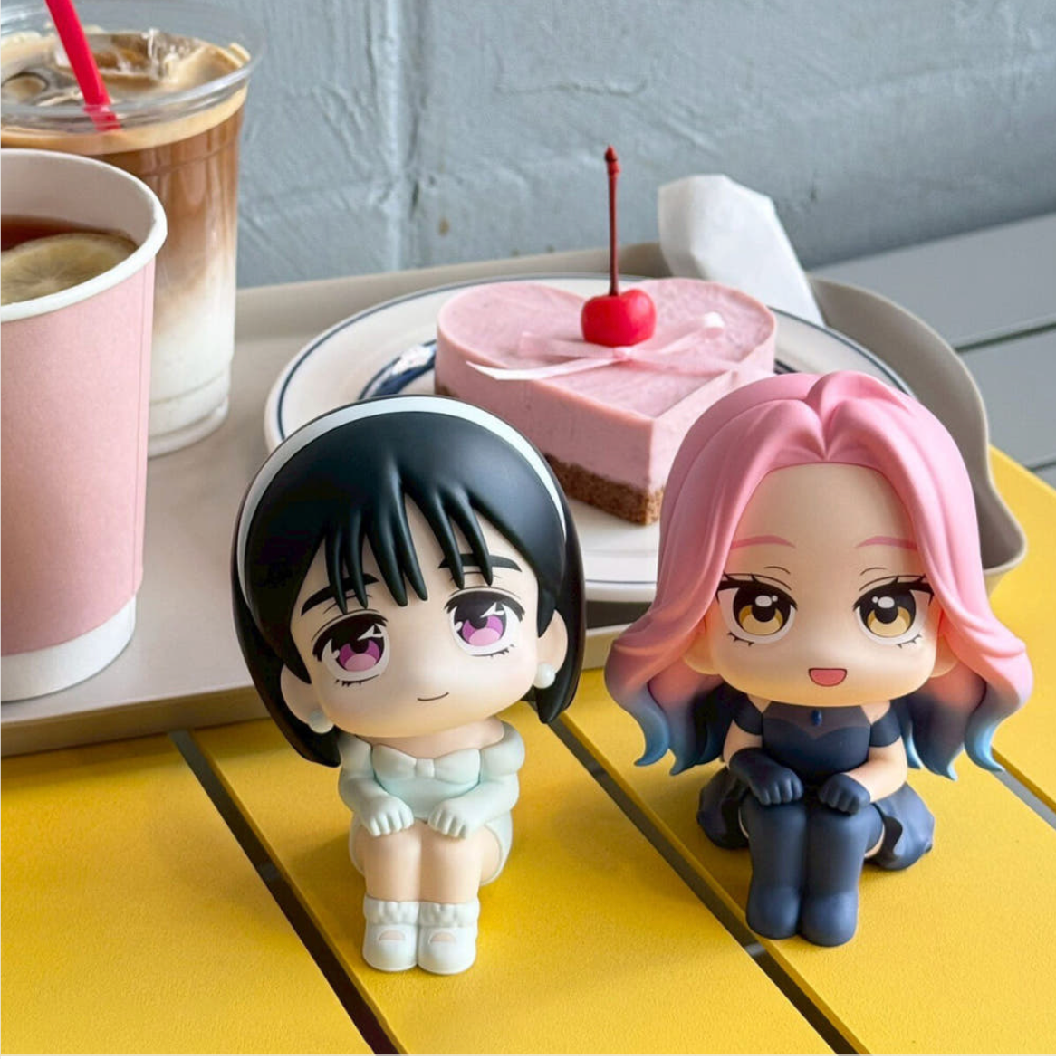 [Pre-order] Alien Stage Look-Up Figure : LookUp Figure Set of Sua and mizi with 2 coasters