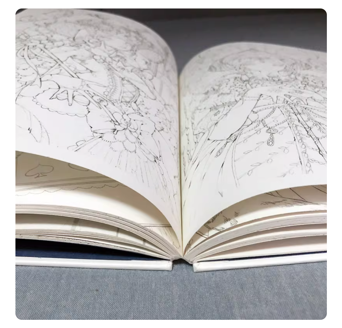 Weaving Star white picture collection Coloring Book : Ancient Beauty Coloring book