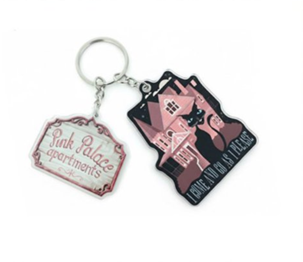 Coraline Theater Exclusive : The Pink Palace Keyring