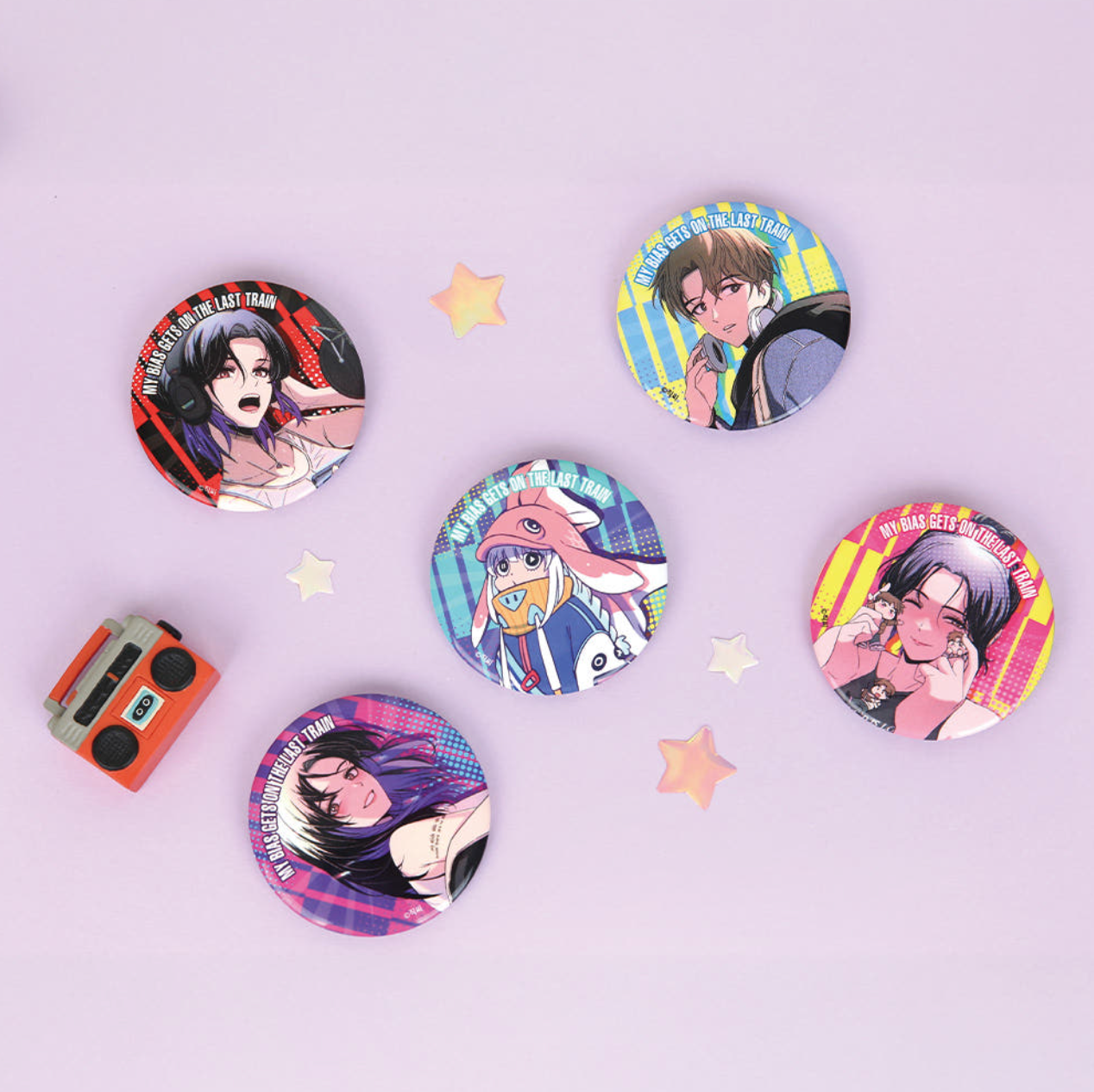 My Bias Gets on the Last Train : Random Can Badge