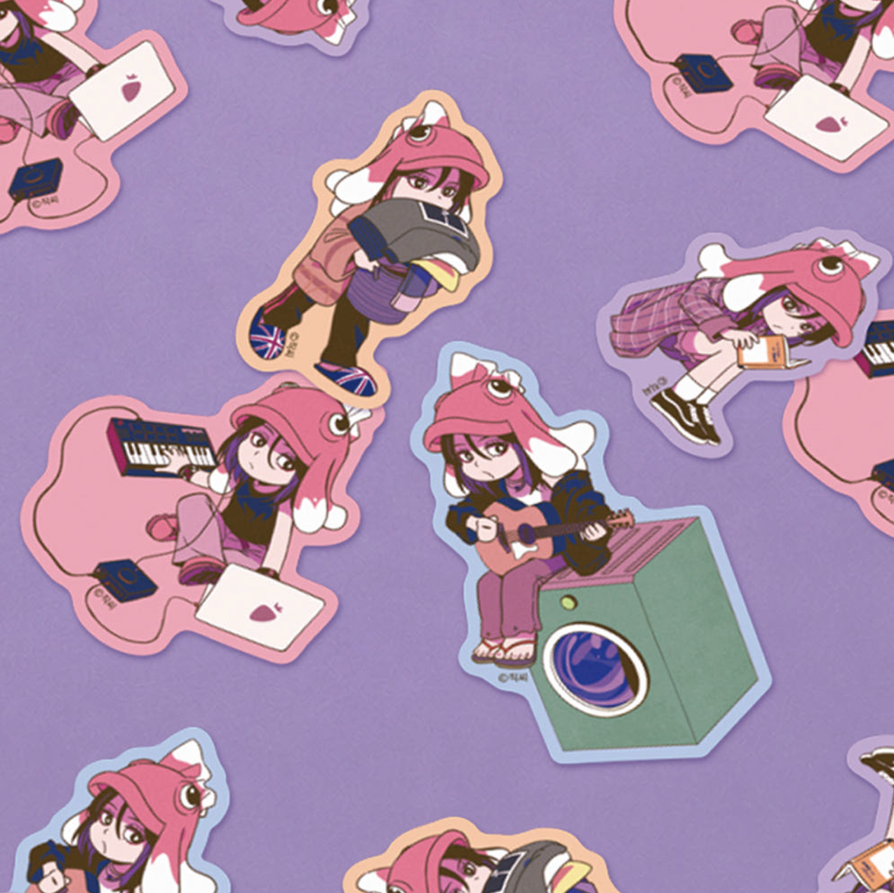 My Bias Gets on the Last Train : Big Sticker Set