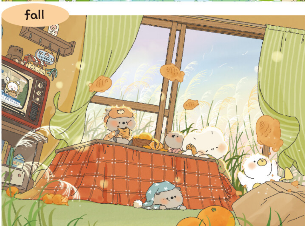 Strange Travel Agency : Four Seasons Forest Coloring Book by somdoo