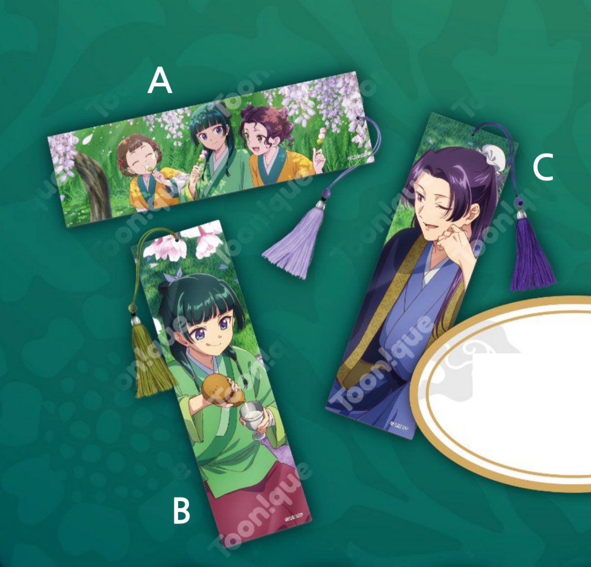 [Toonique Cafe] The Apothecary Diaries(Kusuriya no Hitorigoto) : Illustration Bookmark