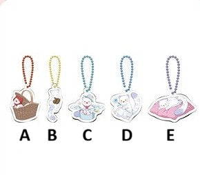 [POP-UP] Daon Webtoon The Black Leopard Family's Snow Leopard Baby : Mini Acrylic Keyring