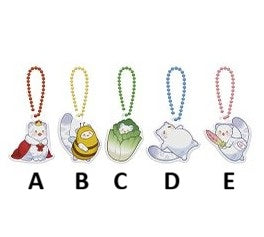 [POP-UP] Daon Webtoon The Black Leopard Family's Snow Leopard Baby : Soft Keyring