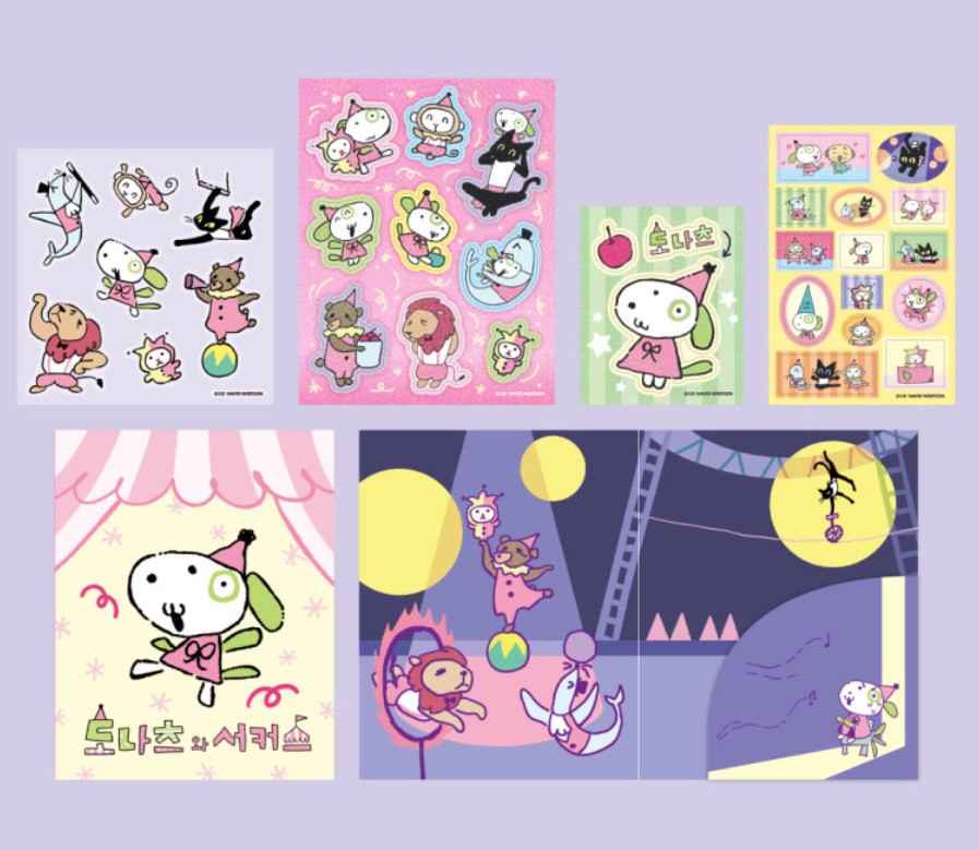 [pre-order] Donuts And Circus : Sticker Set