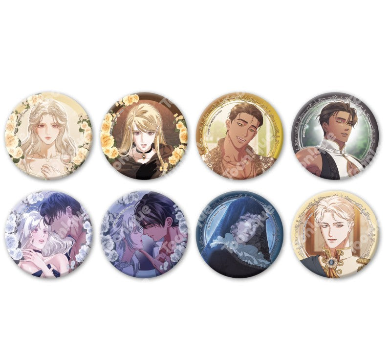 [collaboration cafe] Predatory Marriage : Illustration Can Badge(random)