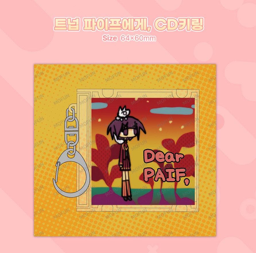 Mofun × 4 Artists : TNUP [Dear. PAIF] NFC CD Keyring