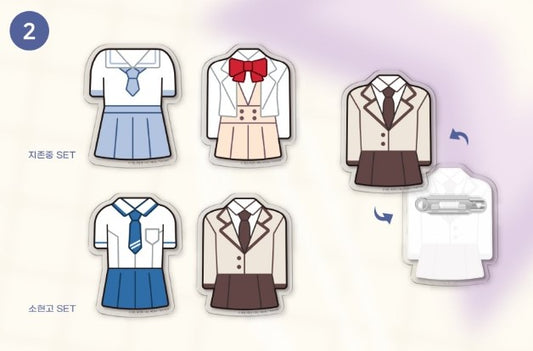 [collaboration cafe] Inso's Law : Acrylic School uniform Badge