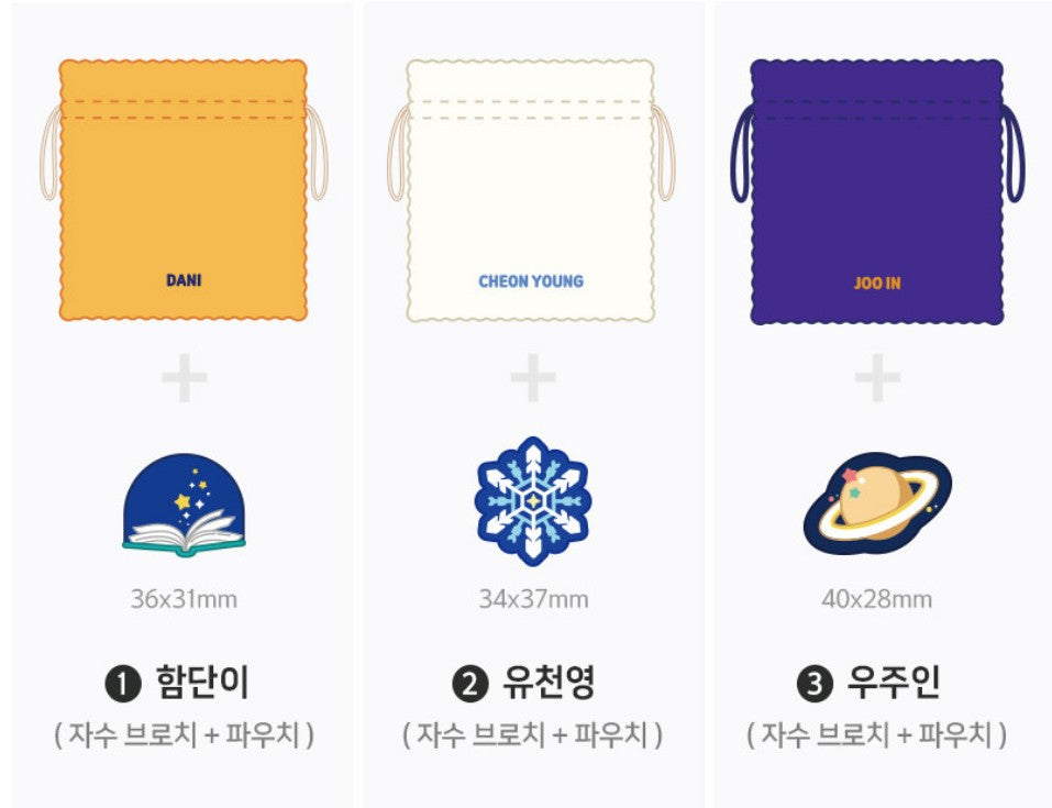 My Life as an Internet novel : embroidery Wappen + pouch set