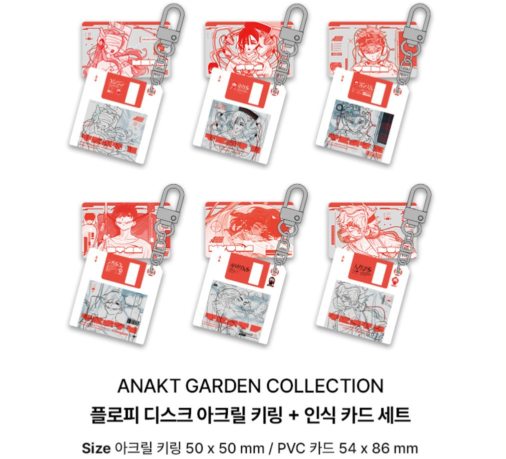 [closed][pre-order] Alien Stage 2nd Anniversary POP-UP STORE : ALIEN STAGE Floppy Disk Acrylic Keyholder+Recognition Card Set