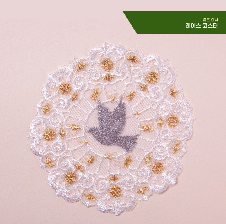 Marriage of Convenience : Lace Coaster