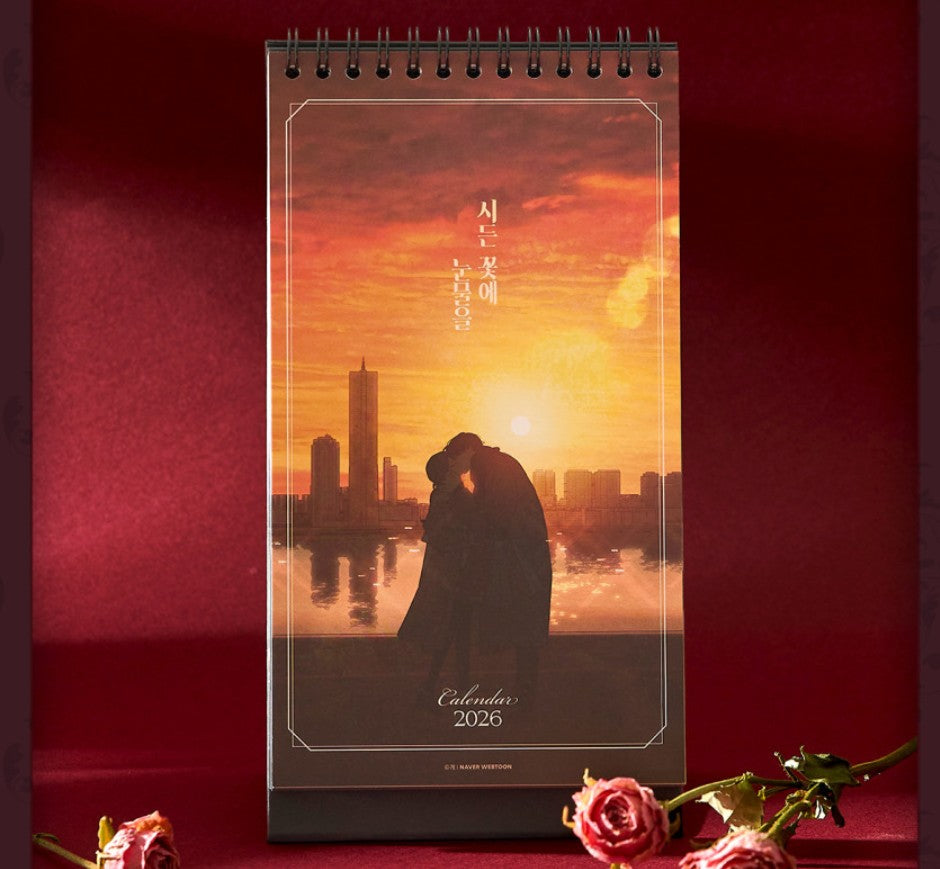 Tears on a Withered Flower : 2026 Desk Calendar