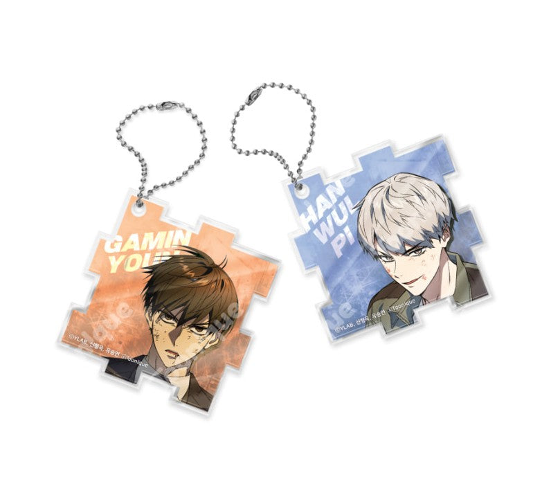 [pre-order][Toonique Cafe] Study Group : Puzzle Acrylic Keyring