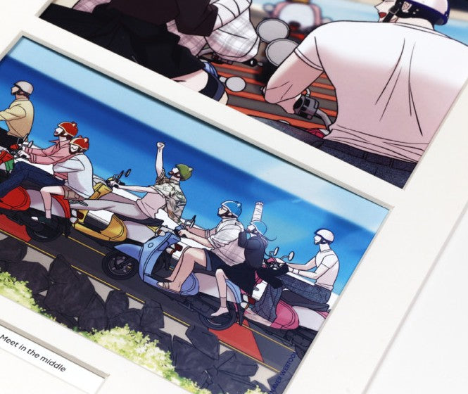 Webtoon Friends Originals : Cut Poster : Meet in the Middle