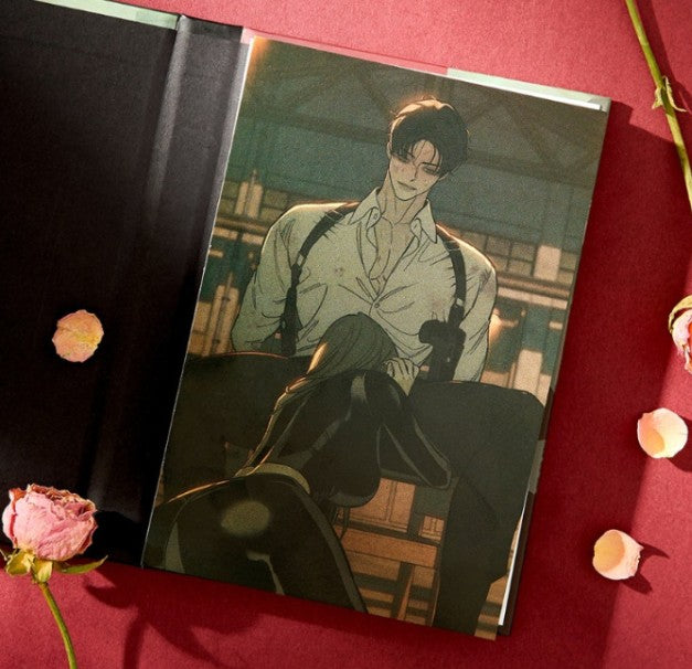 [pre-order] Tears on a Withered Flower : Illustration Postcard Book 19+